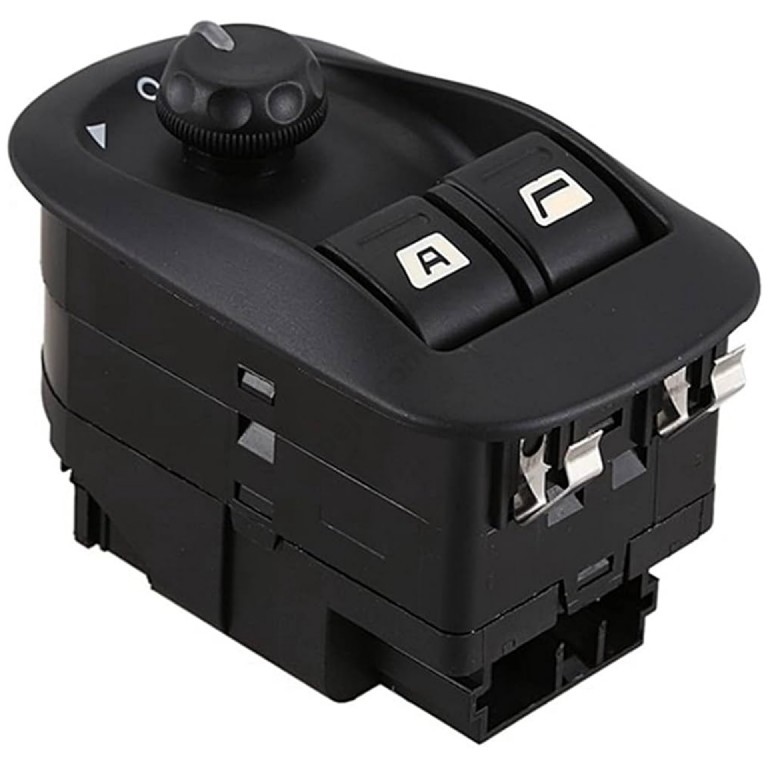 Peugeot 206 Ön Cam Açma Kapama Düğmesi (Ayna Ayarlı ) İthal Ürün (İTHAL 6554WA / 6552WP)