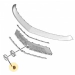 Opel Astra L Ön Panjur Amblemi Orjinal