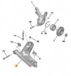 Opel Frontera Ov24 Ön Sol Salıncak Orjinal (9862432480)