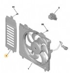 Opel Frontera Ov24 Fan Rezistans Koruyucu Üst Çıta Orjinal (9827756780)