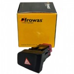 Citroen C-Elysee Dörtlü Flaşör Düğmesi Frow Marka (FROW 2861925001 / 96765876ZD)