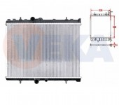 Citroen C5 Su Radyatörü 2.0 Dizel Otomatik Veka (VEKA 16-3334B / 1330T1)