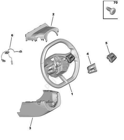 Opel Frontera Ov24 Direksiyon Simidi Orjinal (98561210ZD)