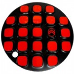 Citroen Ami Jant Kapağı Turuncu Renk Makyajlı Orjinal (6500351480)