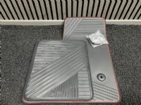 Citroen Ami Kauçuk Paspas Takımı Turuncu Çizgili Orjinal (PSA 1668221780 / 1668221780)