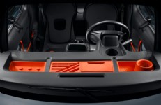 Citroen Ami Ön Konsol Torpido Saklama Alan Takımı Turuncu Orjinal (PSA 1668222180 / 1668222180)