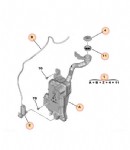 Citroen C3 Aircross Cc24 Silecek Su Deposu Komple Orjinal (9845633880)