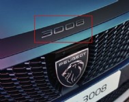 Peugeot 3008 P64 Ön Tampon 3008 Yazısı Orjinal