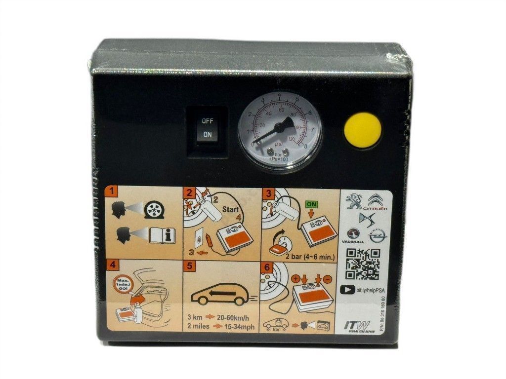 Citroen C4 C41 Lastik Şişirme Kompresörü Orjinal (9831816080)